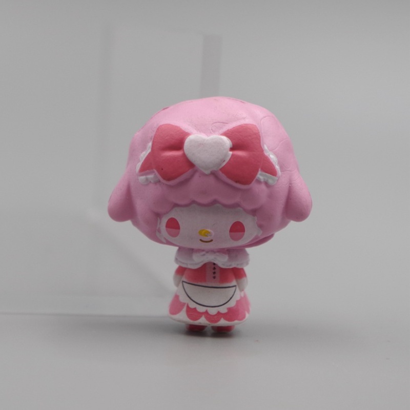 Ready Stock !!! Kuromi My Melody Figure Little Devil Doll Handmade Cute DIY Accessories Decoration