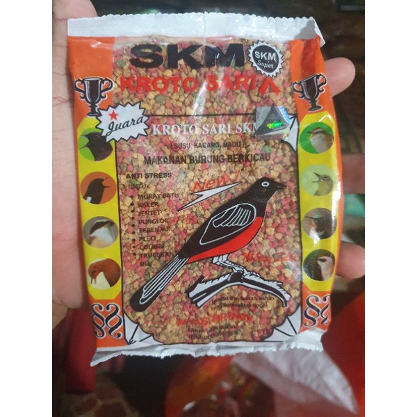 makanan burung keroto sari  skm kasar