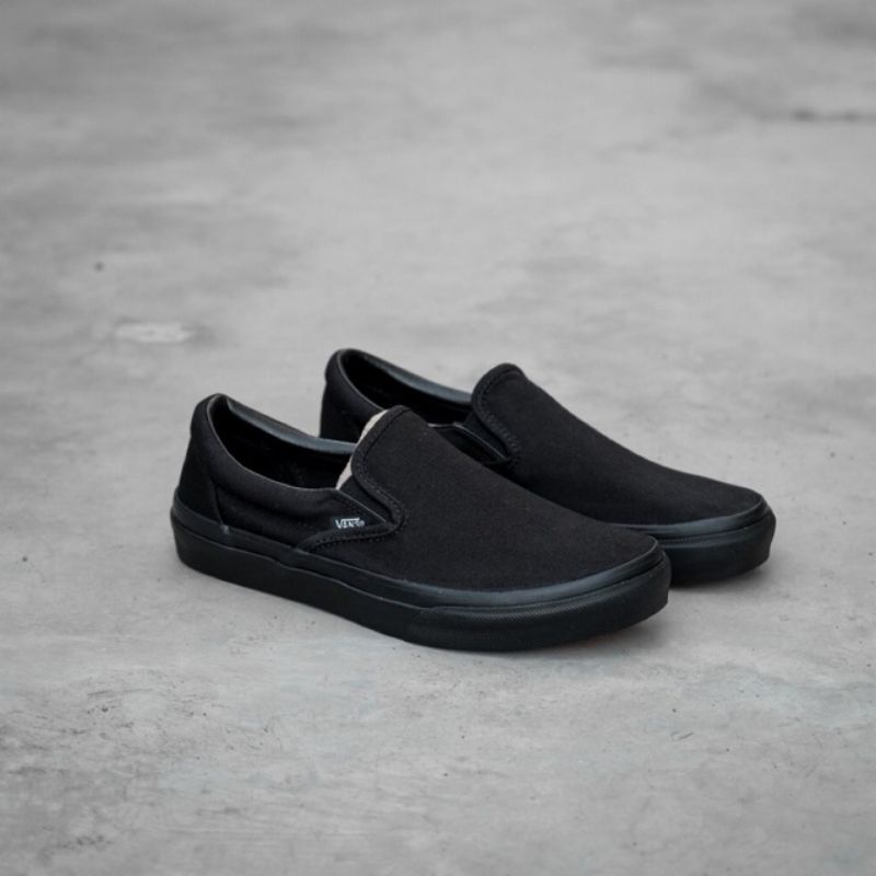 Vans Slip On Full Black Made In China Best Seller Unisex BNIB