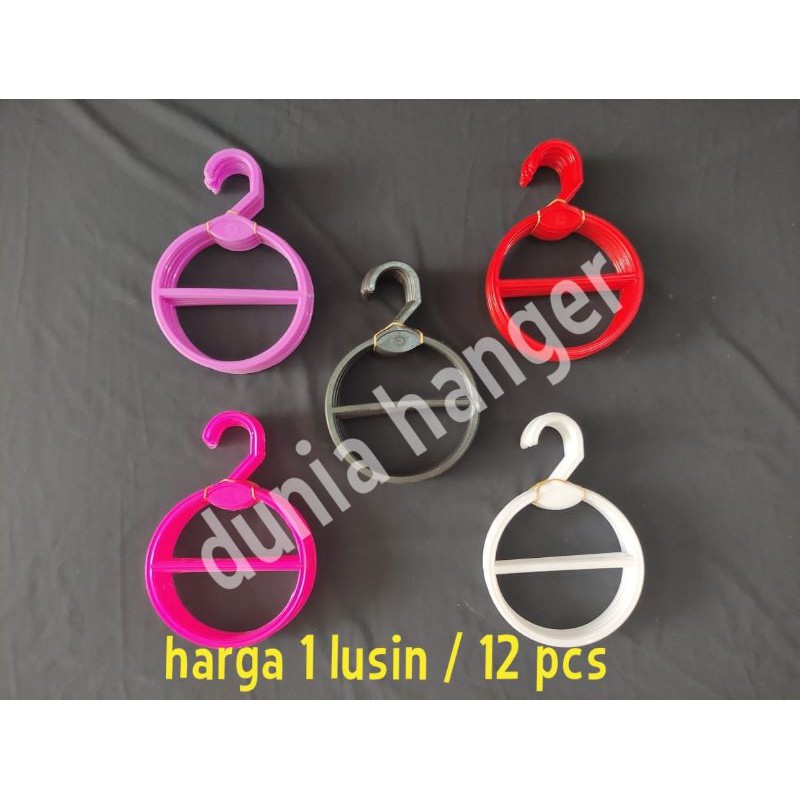 Hanger jilbab BULAT harga Lusinan 12 pcs