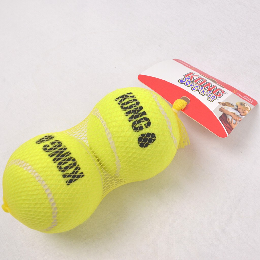 

KONG Mainan Anjing AST1 Squeakair Tennis Ball Large 2pcs