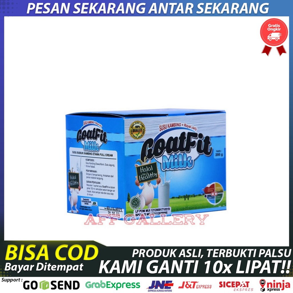 

Susu Sky Goat / Goatfit Milk - Susu Kambing Etawa Plus Royal Jelly - Susu Pelancar Pencernaan - Susu Obat Alergi Pada Kulit - Susu Penambah Stamina dan Daya Tahan Tubuh - Susu Detoks Tubuh