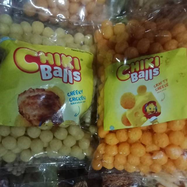 

Chiki Balls rasa ayam / keju