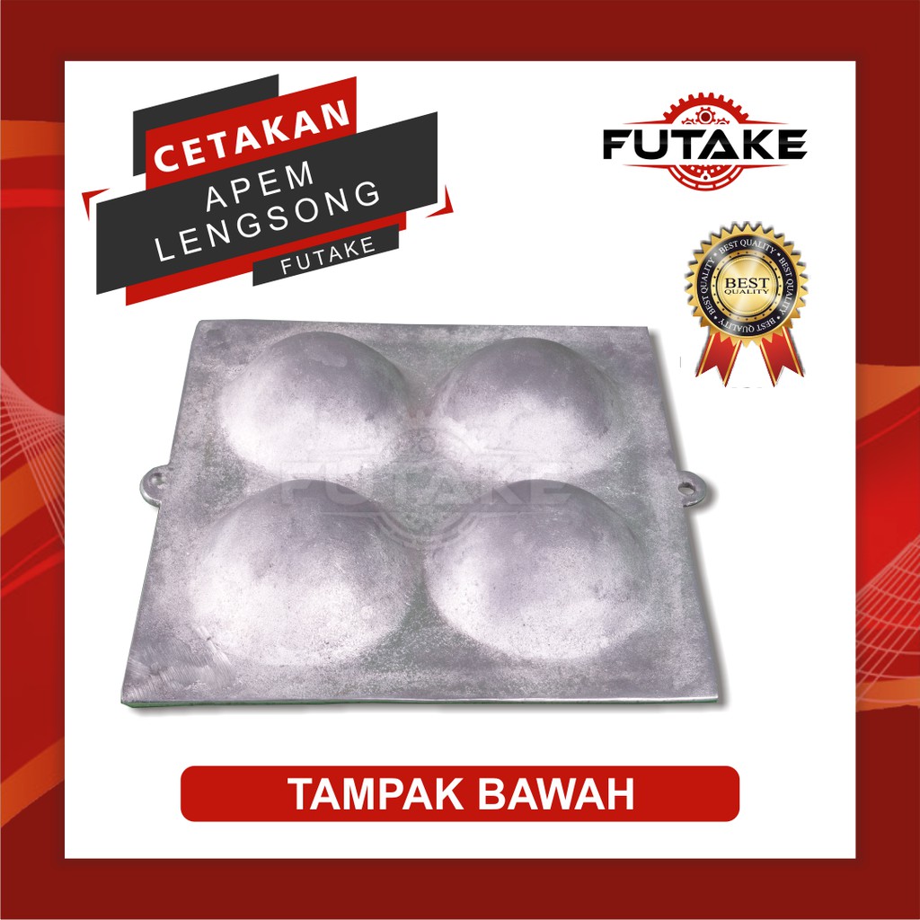 Loyang Cetakan Apem Selong 4 Cetakan Aluminium Foodgrade Shopee Indonesia