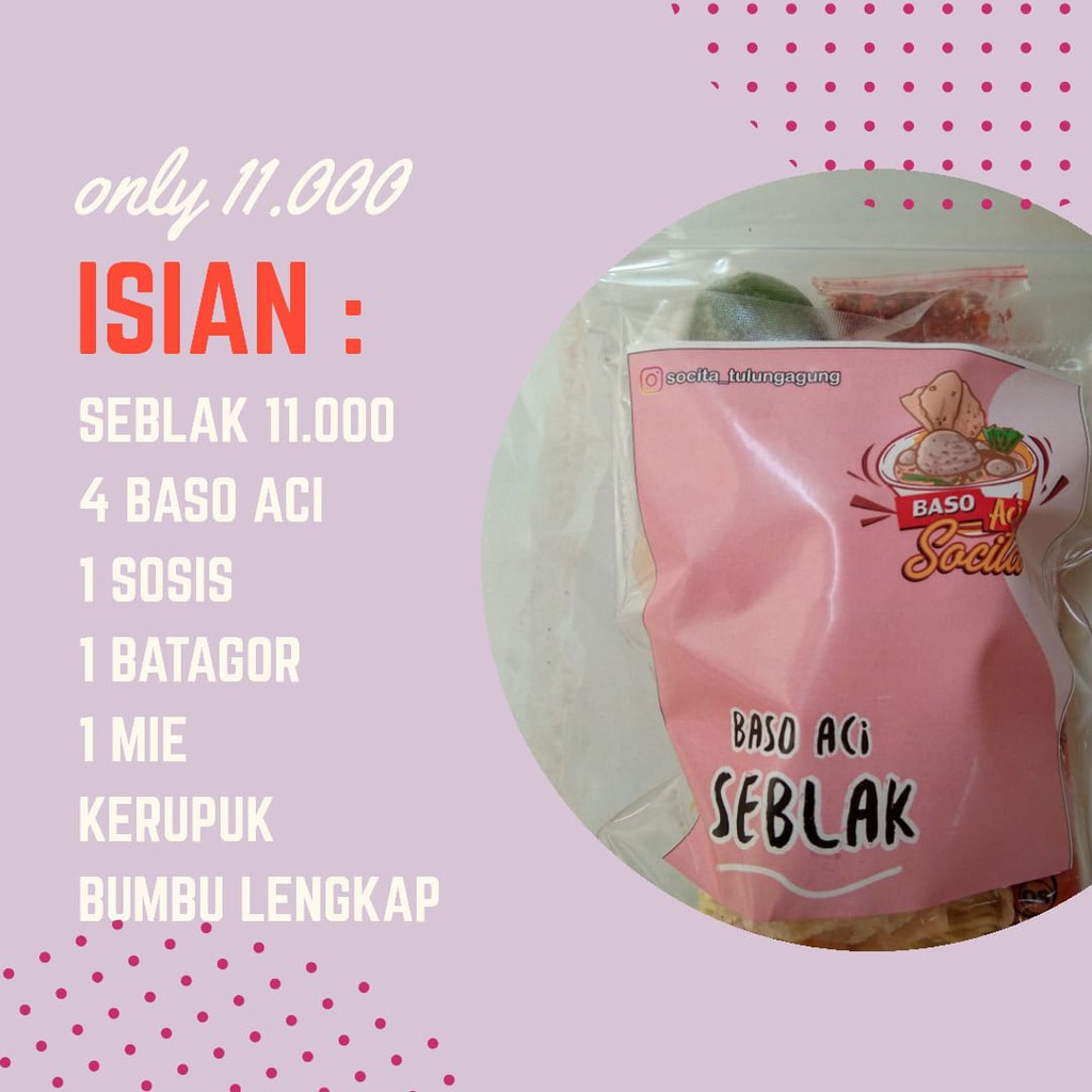 Baso Aci Seblak Shopee Indonesia