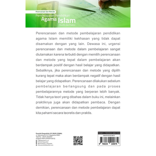 Download Buku Perencanaan Dan Metode Pembelajaran Pendidikan Agama ...