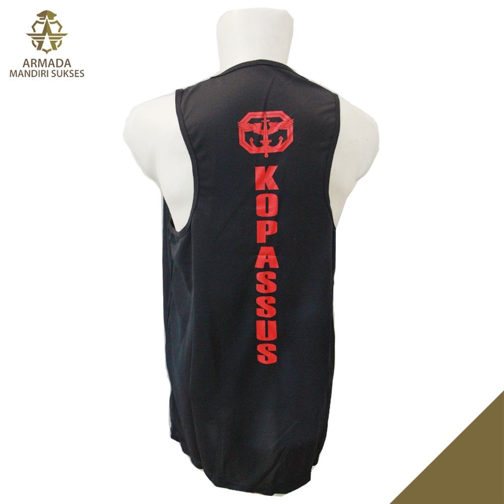 Kaos Singlet Kopassus Dri-fit Logo - Kaos Dalam Kopassus