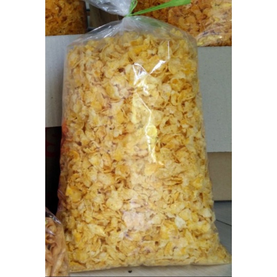 

1 KG EMPING JAGUNG GEPREK ASIN GURIH siap makan/keripik kerupuk MAKANAN RINGAN