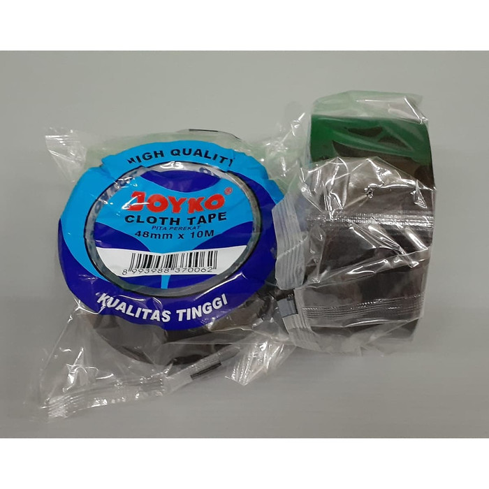 

LAKBAN KAIN JOYKO HITAM BLUE LABEL 2 inch X 10m | DUCT TAPE