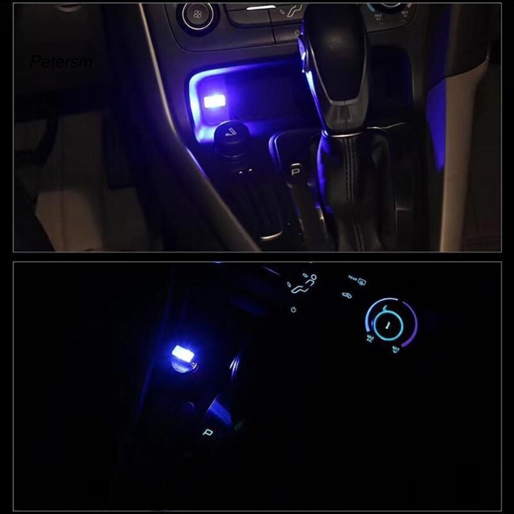 Lampu LED USB Interface 18mA 5V Bahan PP Untuk Interior Mobil