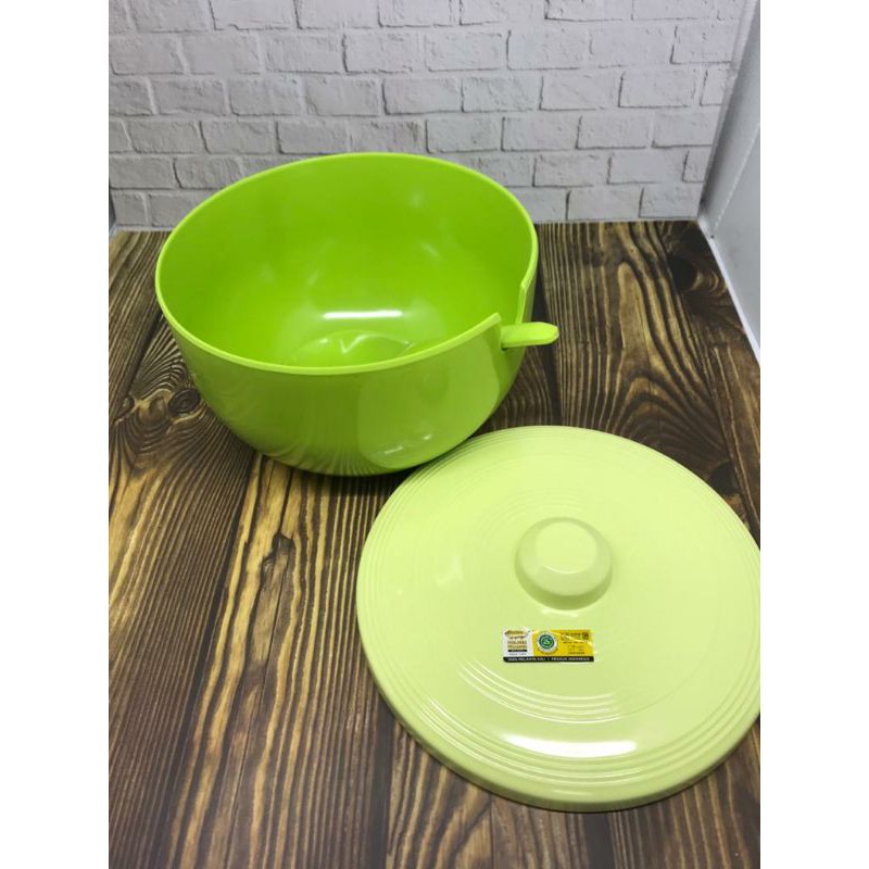 MANGKOK MELAMIN TUTUP CENTONG GOLDEN DRAGON T0408