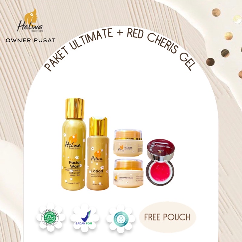 PAKET ULTIMATE + RED CHERIS GEL Helwa Beautycare