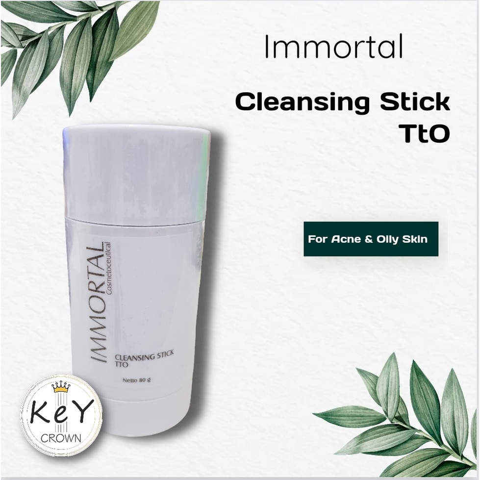 Immortal Cleansing Stick TTO/Sabun Wajah Jerawat/Acne Facial Wash