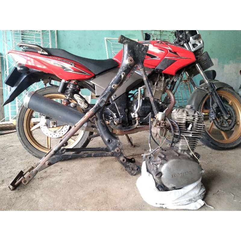 rangka cb k2 original sasis cb k2 original frame cb100 k2 original