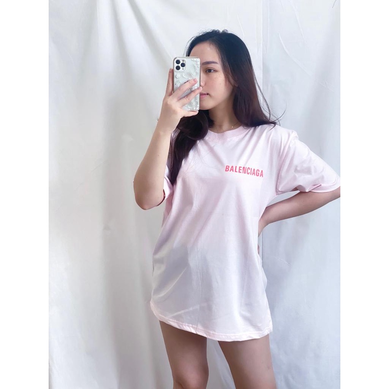 INFINITEE - Kaos Oversize Wanita Atasan Wanita Jumbo Bahan Cotton Combed 30s