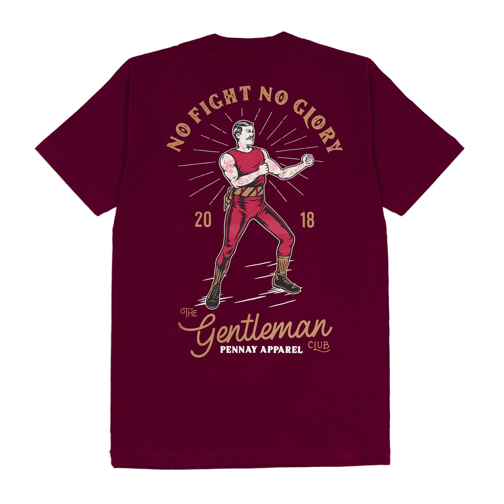 Pennay T shirt Kaos Pria Gentleman Reguler