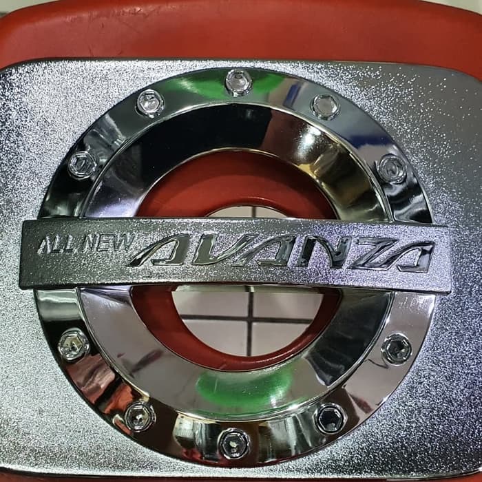 cover tutup tangki bensin toyota all new avanza 2012 sampai 2021 CHROME CROME 2020 2019 2018 2017 2016 2015 2014 2013