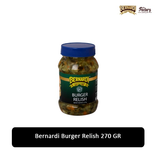 

[READY STOCK] Bernardi Burger Relish 270 gr