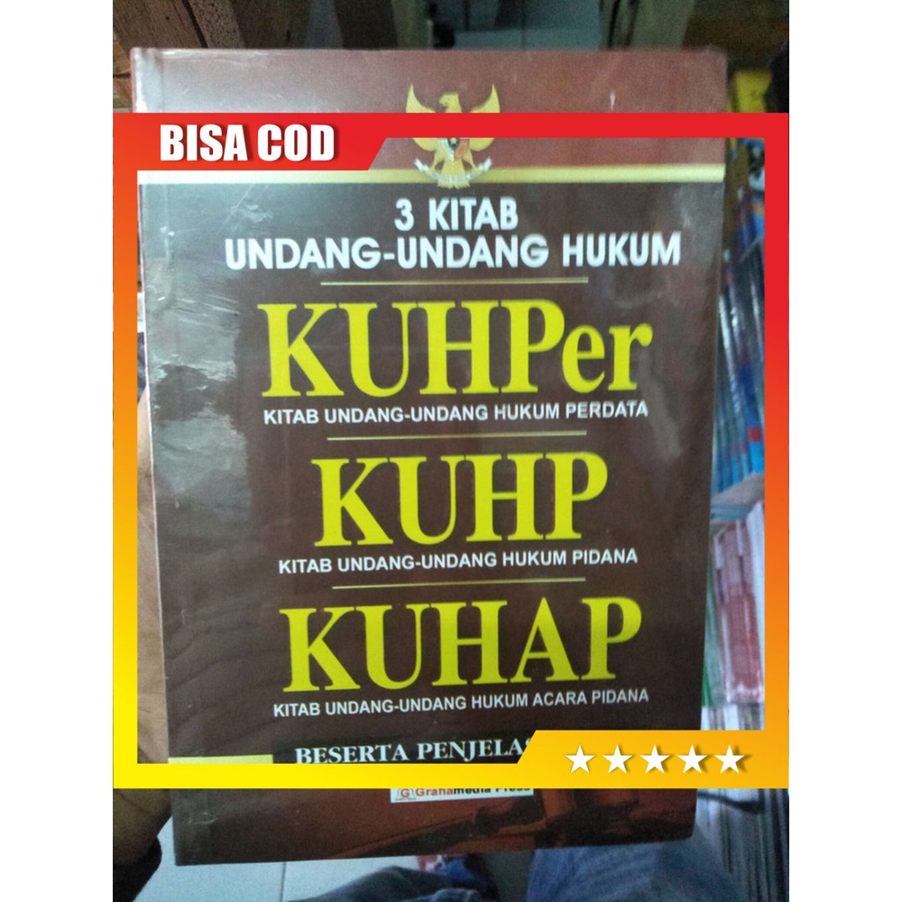 SIAP KIRIM Buku 3 Kitab Undang Undang Hukum KuhperKuhp Dan Kuhap MURAH