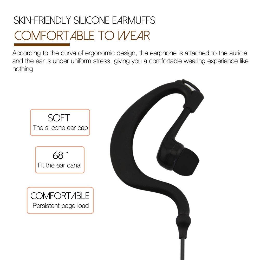 Headphone Over-Ear Stereo Subwoofer Anti Air Dengan Kabel Jack 3.5mm