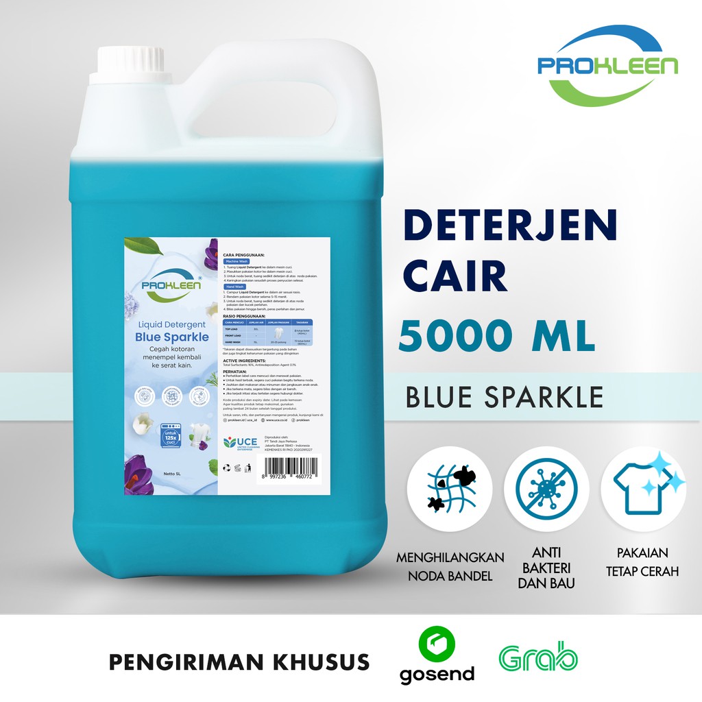Deterjen Cair Laundry PREMIUM Liquid Detergent KONSENTRAT PROKLEEN 5L