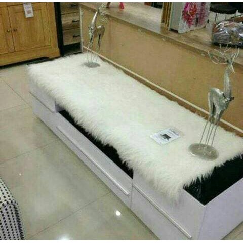 Karpet Bulu Korea Warna Putih