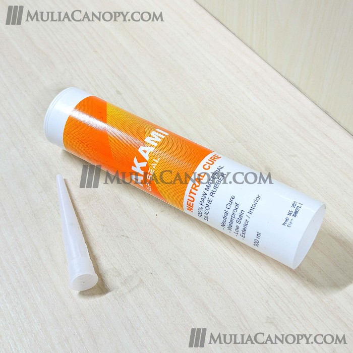 

Silikon Netral Neutral merk AKAMI warna clear white black - Clear/ Bening