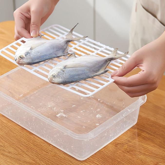 ֍ Kunataruma Toples Plastik Murah Bening Kotak Kecil Makanan Unik Kulkas Import Lucu Kontainer Ringa