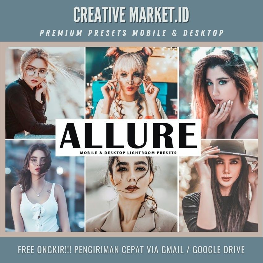 Allure Mobile & Desktop Lightroom Presets - Creative Market.id-0
