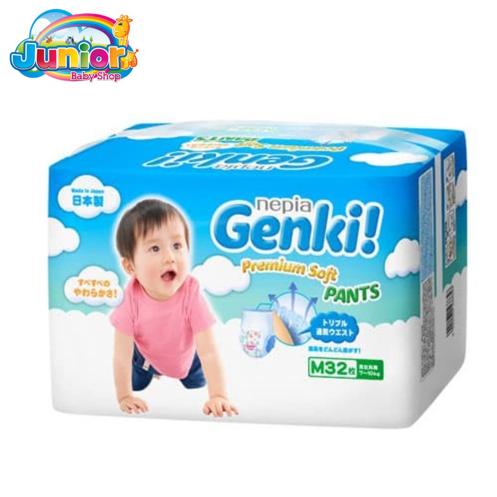 Nepia Genki Pants M32 PK6