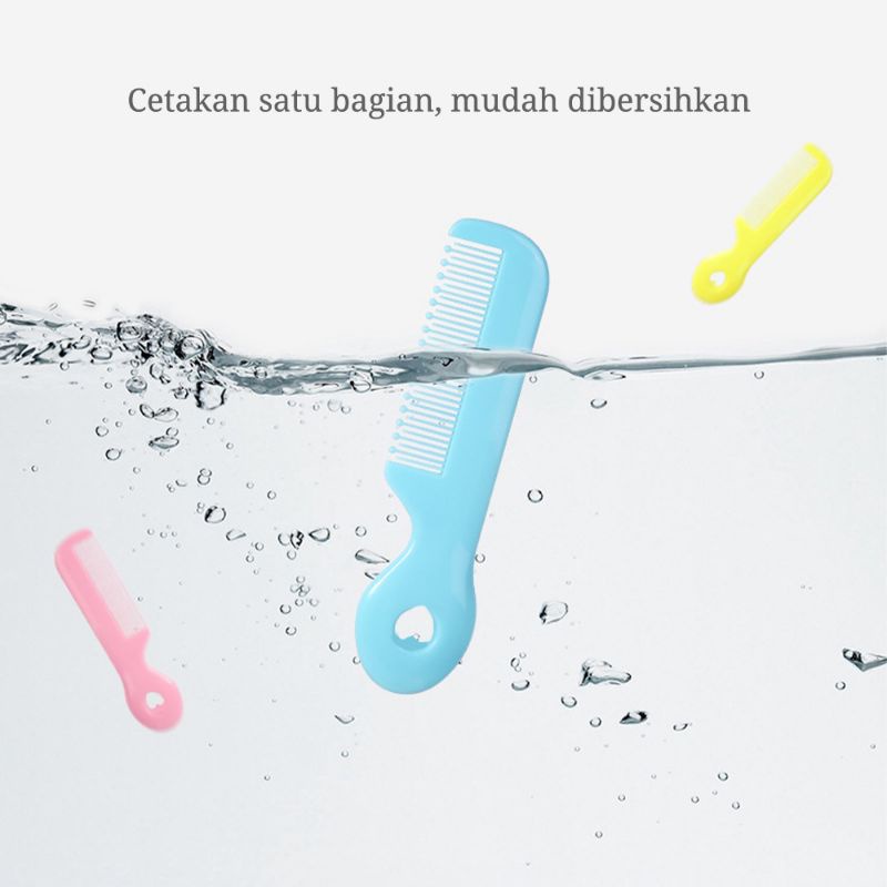 0Sisir Bayi / Sisir Anak / Baby Safety Comb / Perawatan Rambut Bayi