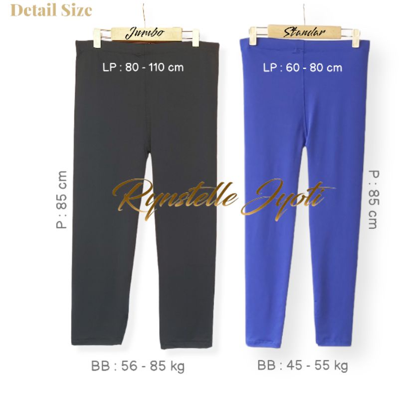 Legging panjang Jumbo Spandek by Rynstelle / celana leging panjang wanita