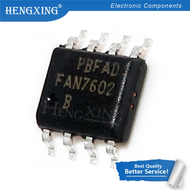 50pcs Kipas7602 SOP8 FAN7602B FAN7602MX FAN7602C FAN7602CA FAN7602CMX SOP-8 FAN7602BMX