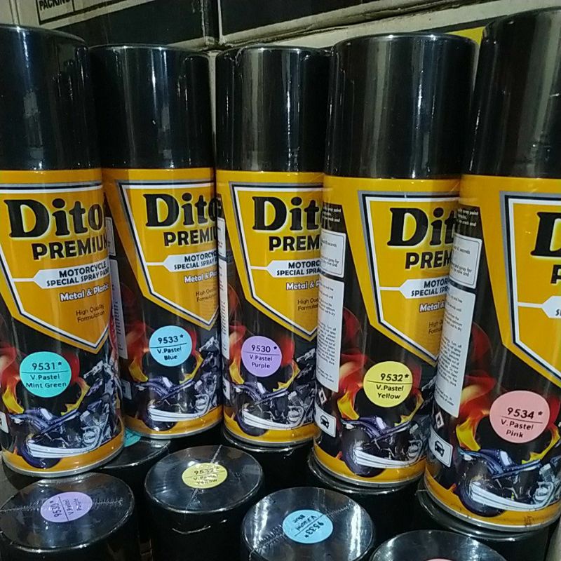 Diton premium pastel mint green telur asin, blue, purple, yellow, pink