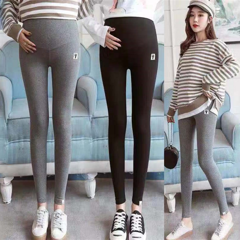 Celana Legging Hamil Import • Meow • Maternity Leggings • Bumil • Fashion Wanita