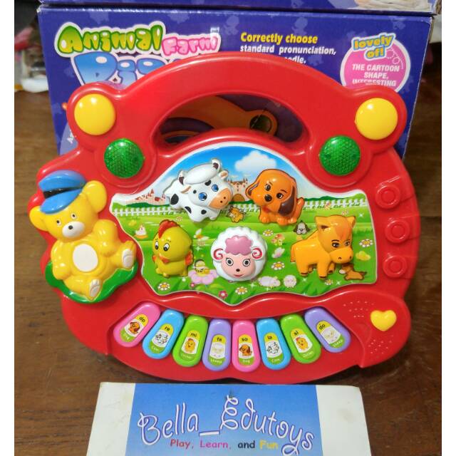 Mainan Anak Musik Piano Kecil Hewan Animal