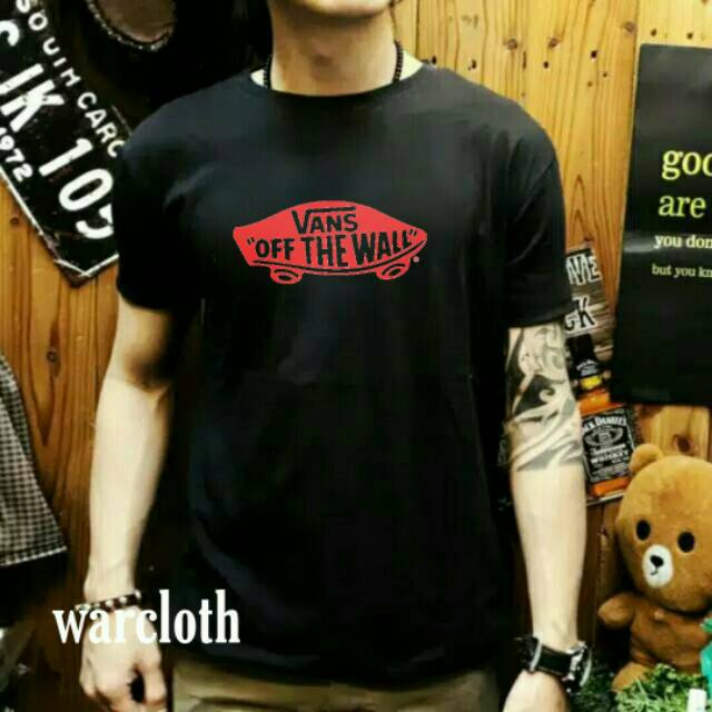  Kaos distro vans  baju vans  KAOS  PRIA KAOS  COWOK Shopee 