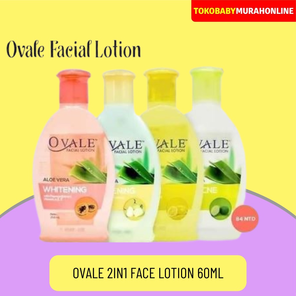 OVALE 2IN1 FACE LOTION 60ML