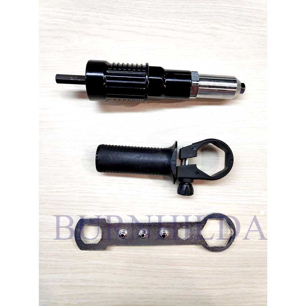 Adapter Paku Rivet Riveting Gun Adapter Converter Drill accesoris mobil burnhilda