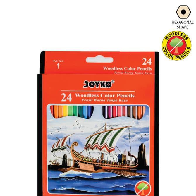 

HOT SALE Color Pencil / Pensil Warna Joyko CP-104 / 24 Warna