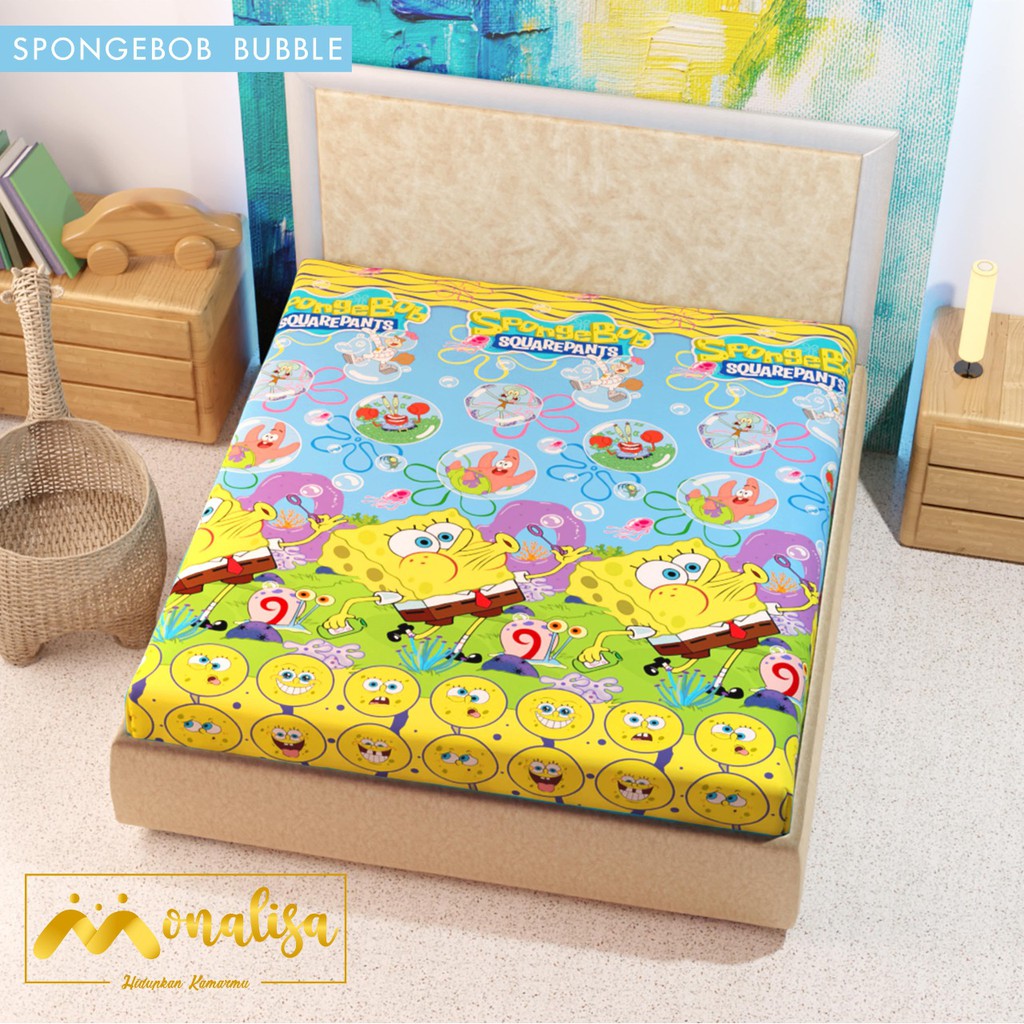 SALE SPREI WATERPROOF KARAKTER TAYO, PONY, KITTY, DORAEMON 180X200, 160X200-7