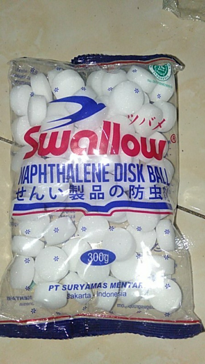 Kamper Swallow Naphthalene Disk Ball 300gr 300 Gr 300g