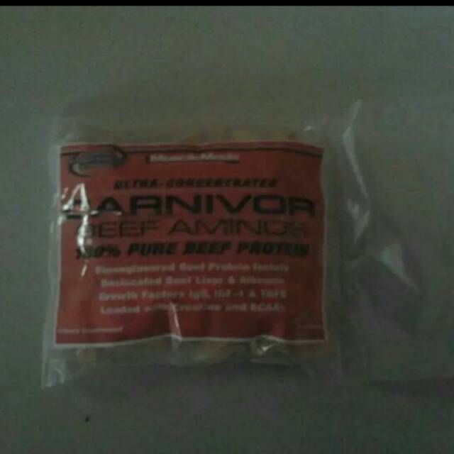 Amino Beef Carnivor Kemasan Eceran/Ketengan 50 Tab