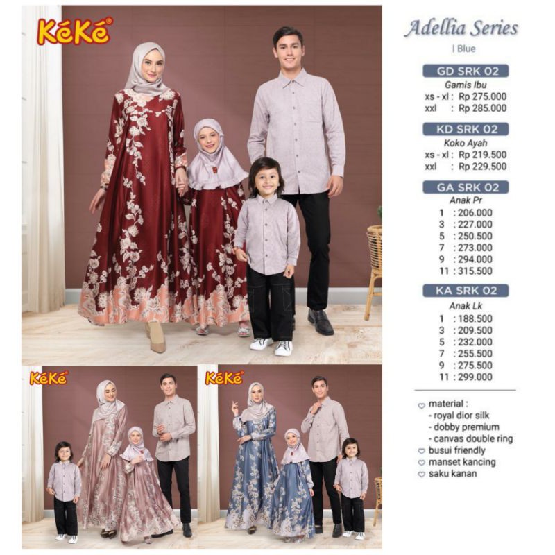 SALE SARIMBIT KELUARGA KEKE SRK 02 ADELLIA SERIES DISKON 25% SERIES