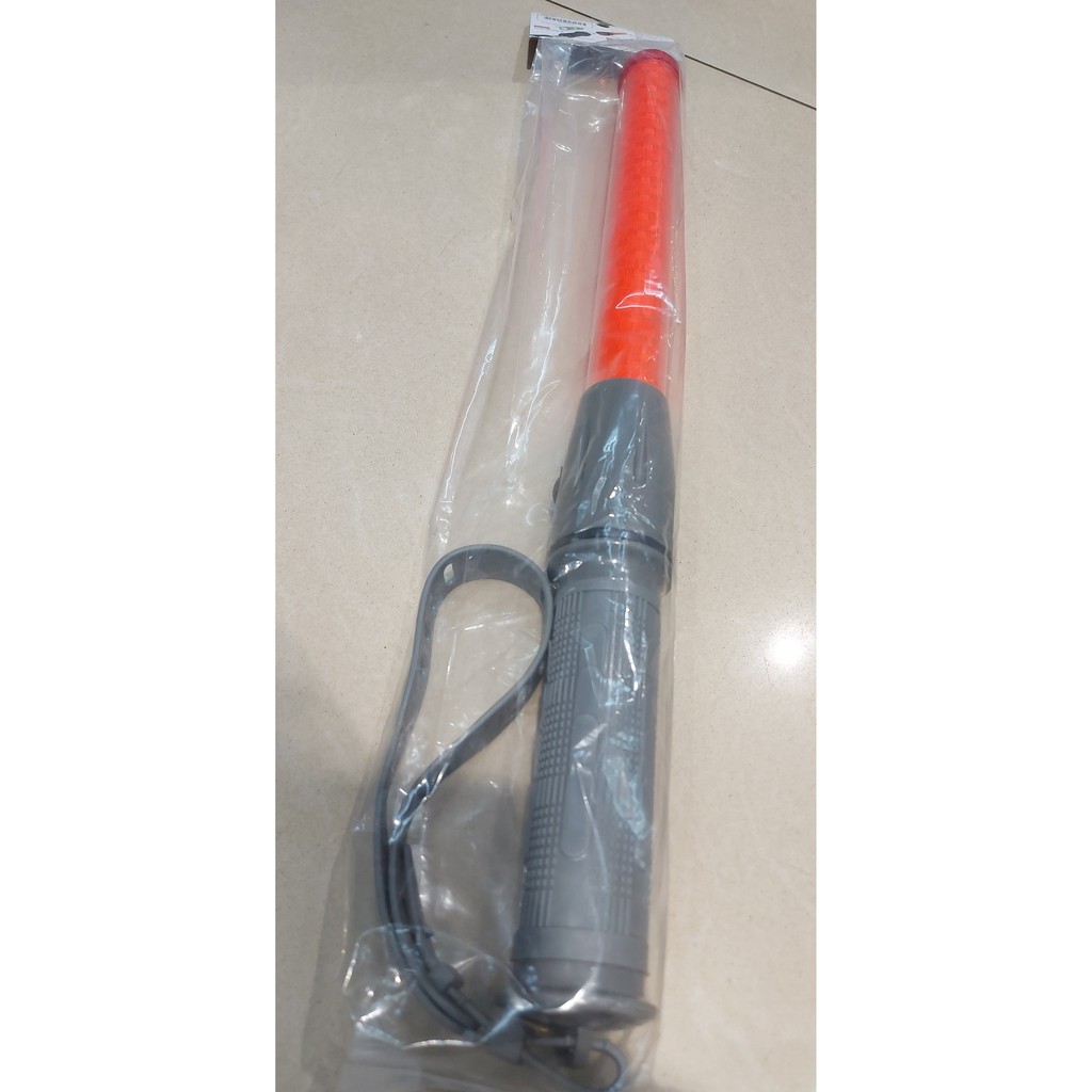 TONGKAT LALU LINTAS BATON MERAH / TONGKAT LAMPU PROYEK / SIGNAL LIGHT RED