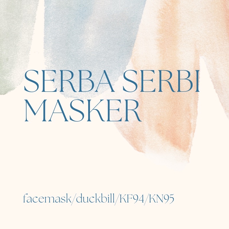 Masker Facemask/Duckbill/KF94/KN95 Careion,JSP,Mouson,Alkindo,Utama