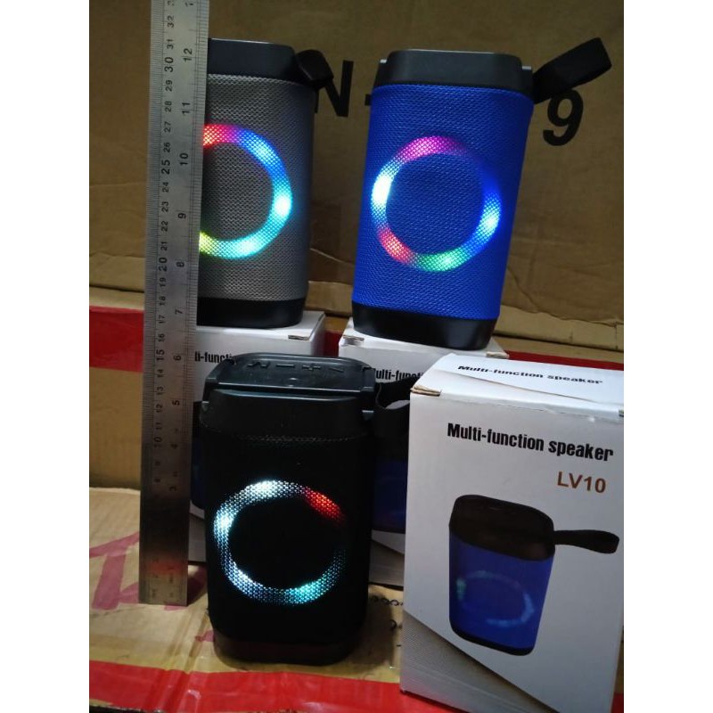 Speaker bluetooth fc lpv10 lp v10 music blututh musik box lampu disco