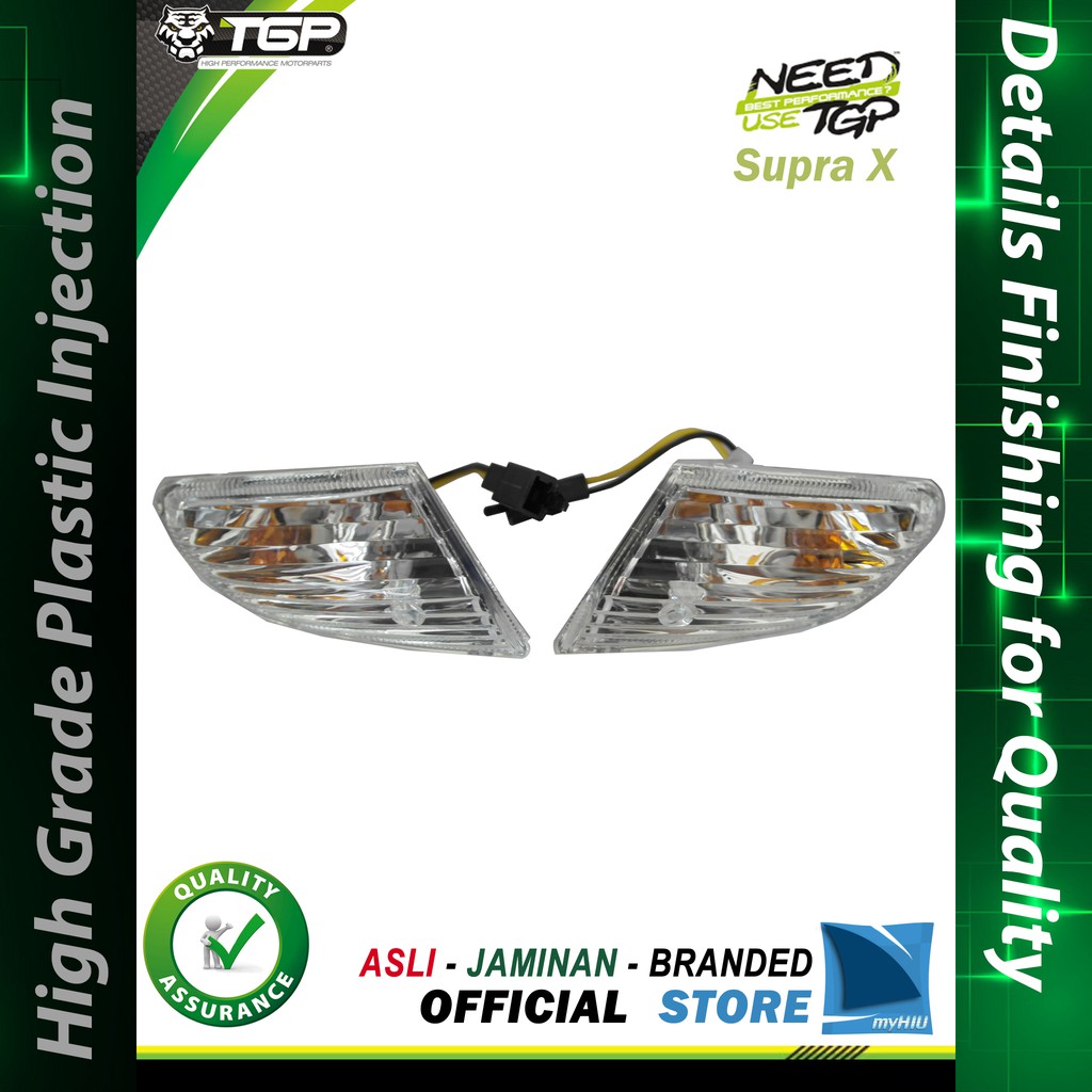 Lampu Sein Depan HONDA Supra X Kiri + Kanan KOMPLIT - L&amp;R Front Winker Lamp Assy TGP