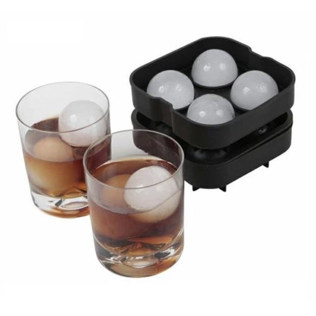 ALAT CETAKAN ES BATU BULAT BUNDAR ICE BALL MAKER SILICONE