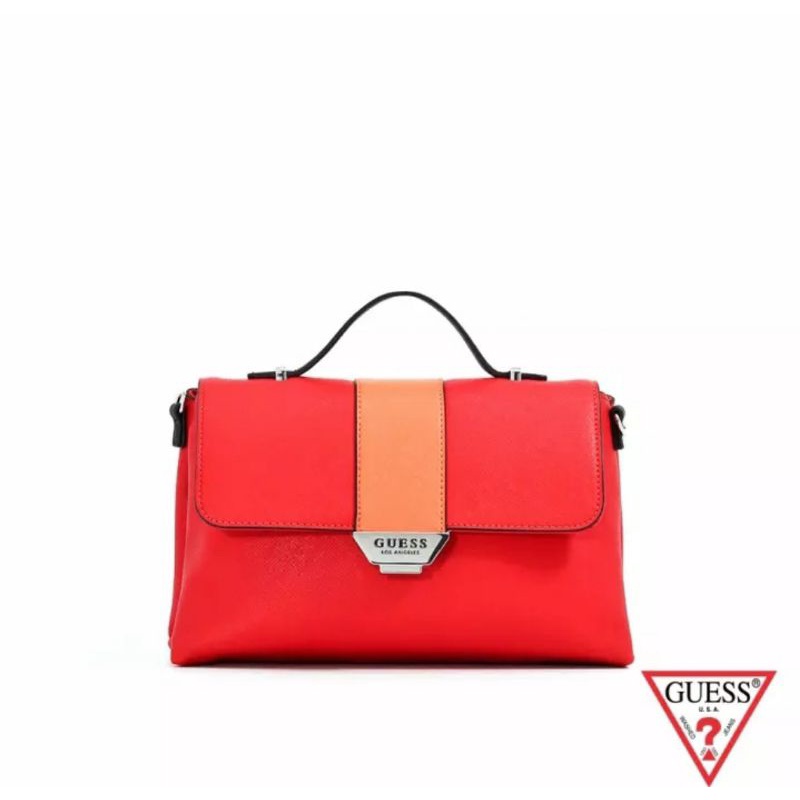 SALE TAS GUESS ORIGINAL COUNTER GALVIN TOP HANDLE FLAP BAG